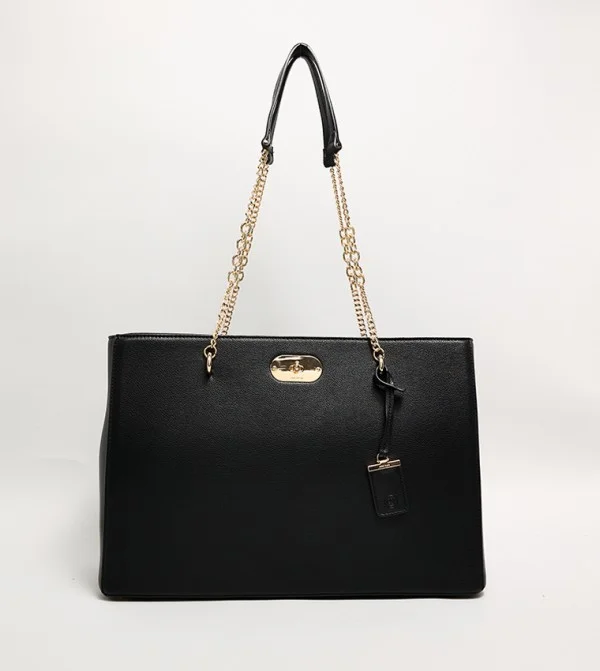 آن كلاين Anne Klein Textured Chain Link Straps Tote Bag